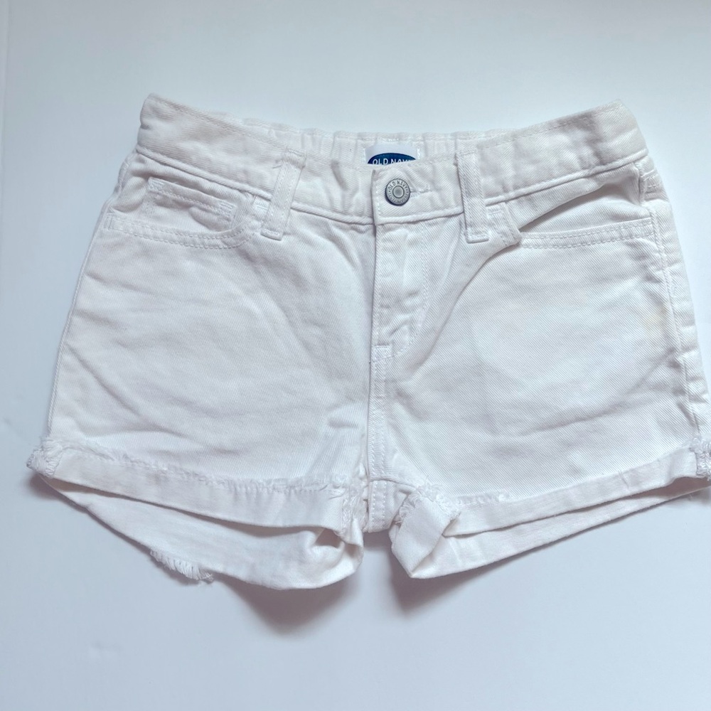 Old navy white Jean shorts size 12